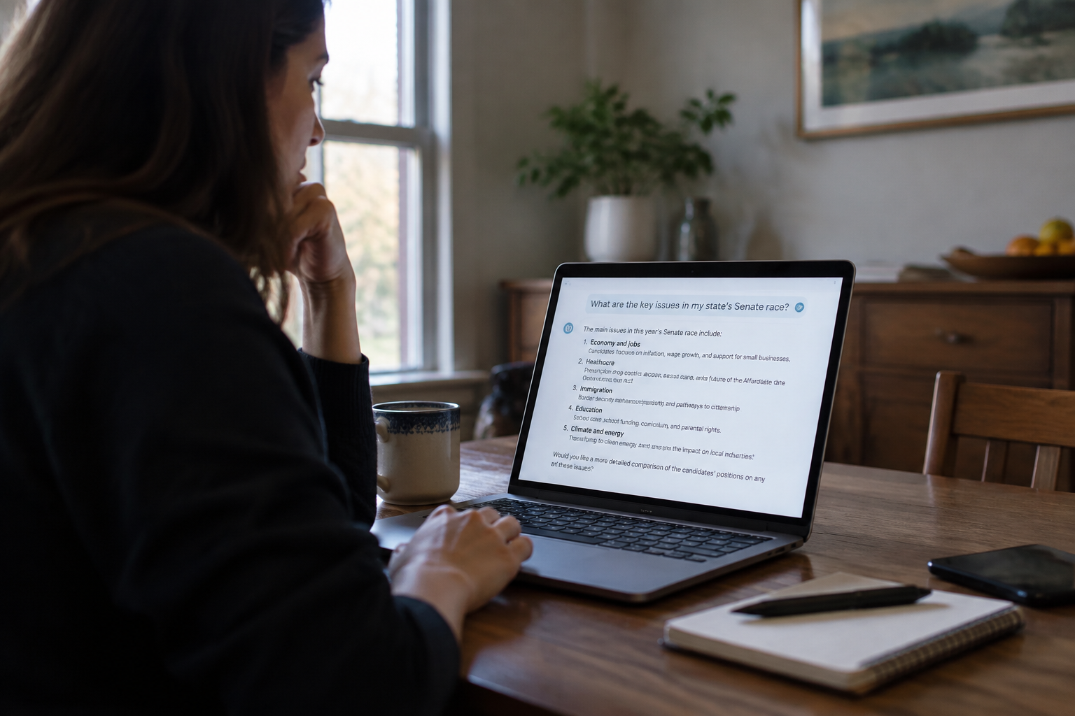 Voters Turn to AI Chatbots to Research Midterm Candidates and Ballots