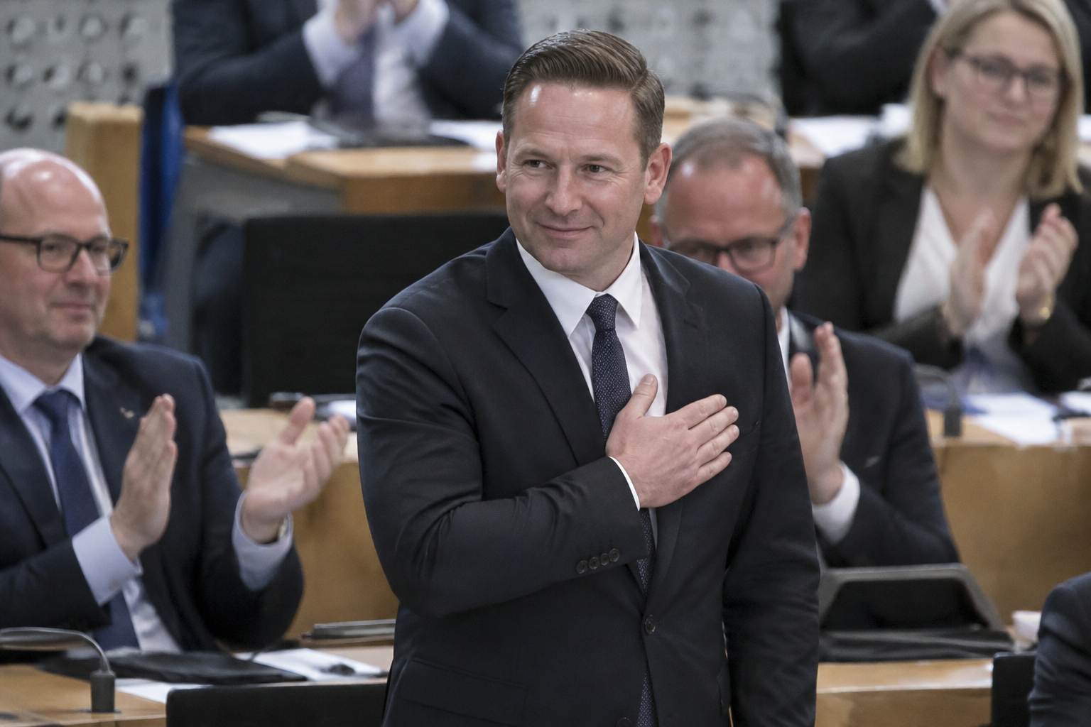 AfD's Tobias Rausch elected speaker of German regional parliament in first