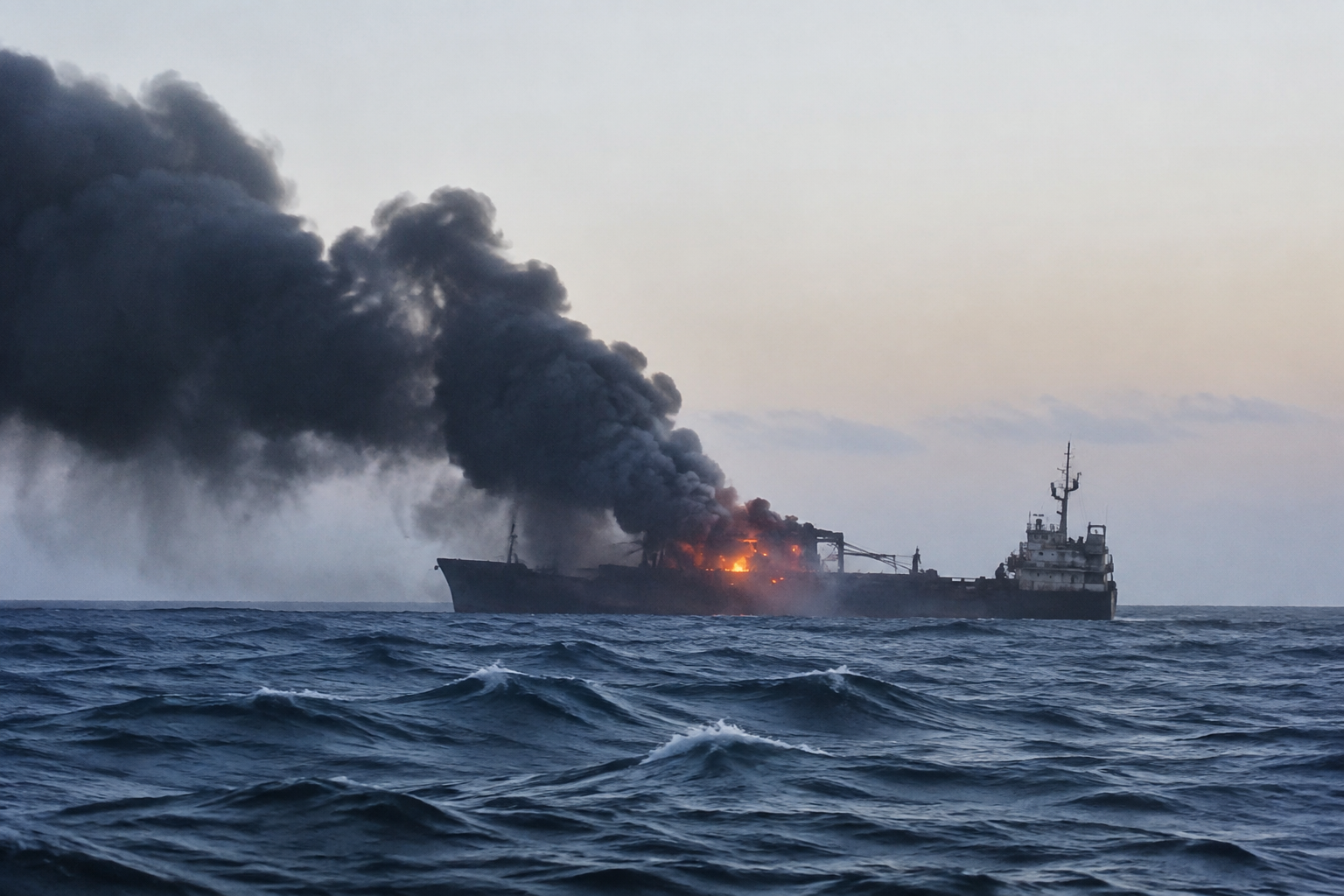 Ship sinks, crew missing after drone attack in Black Sea