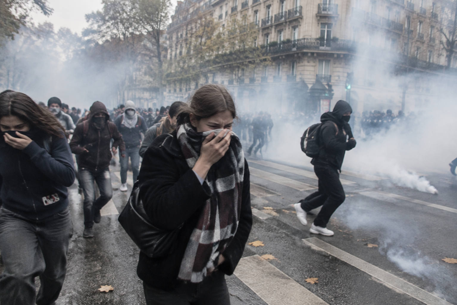 Tear gas in Paris and Marseille as school protests spread across France