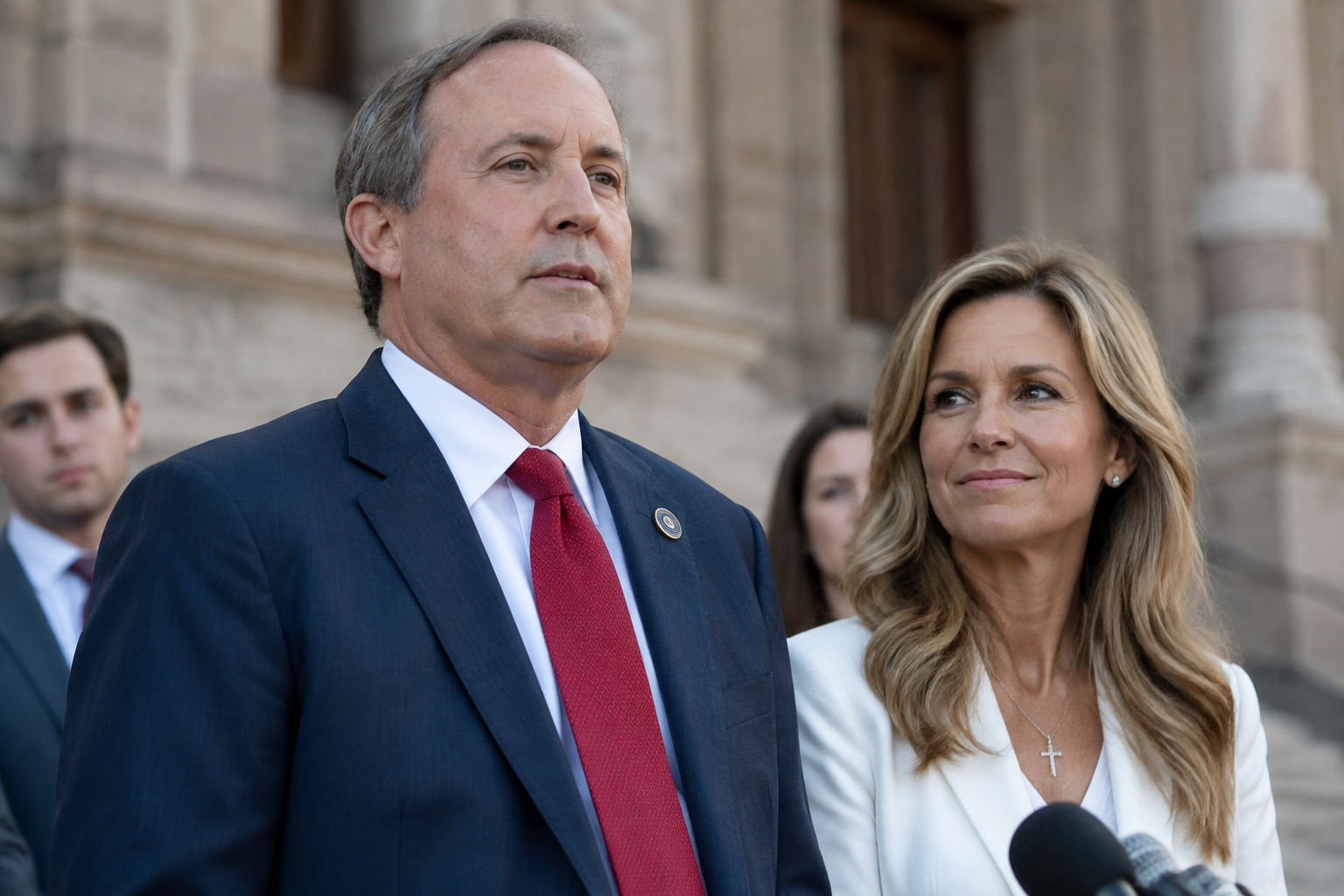 Angela Paxton Backs Ken Paxton’s Senate Bid Amid Divorce