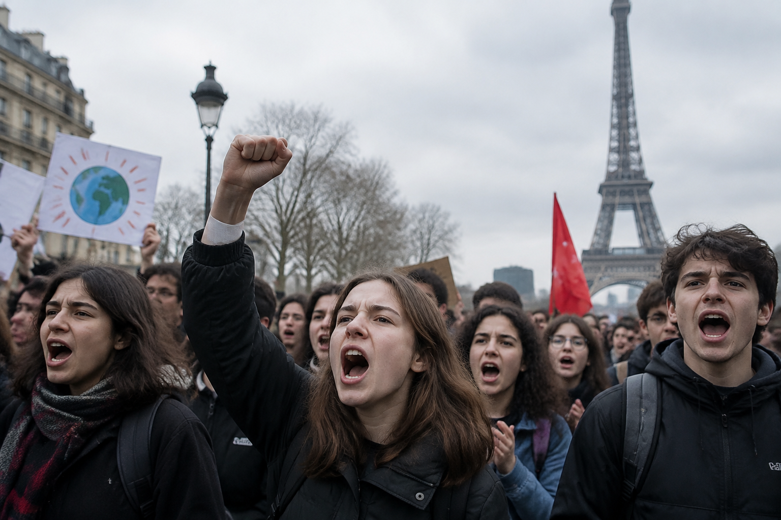France school protests reflect student grievances and street protest tradition