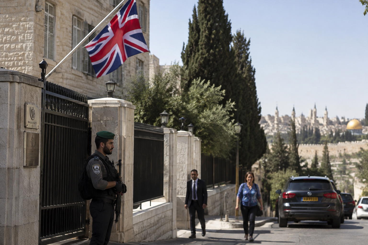 Israel says most UK diplomats will leave East Jerusalem consulate
