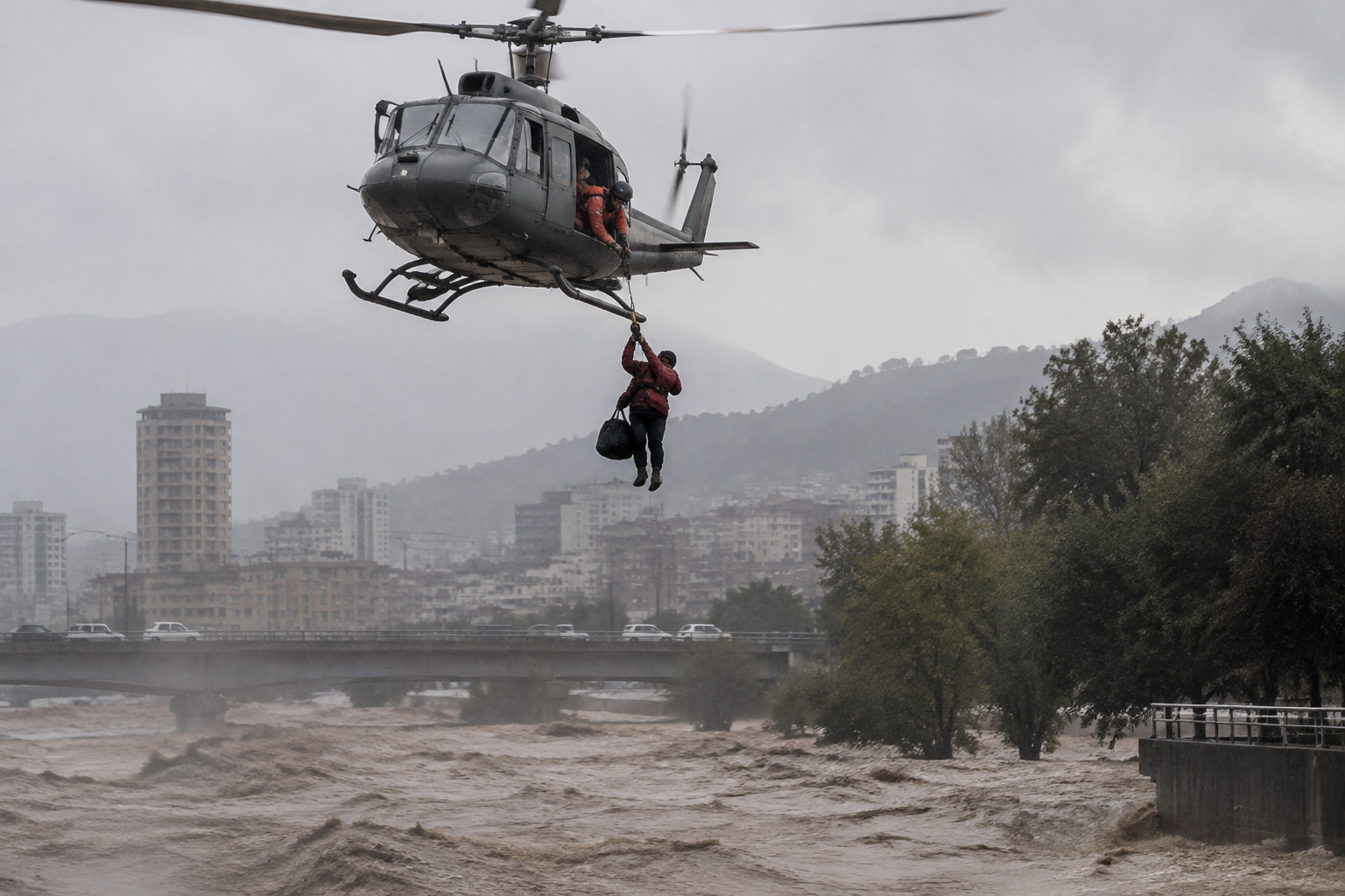 Residents airlifted as Mapocho River overflows in central Chile