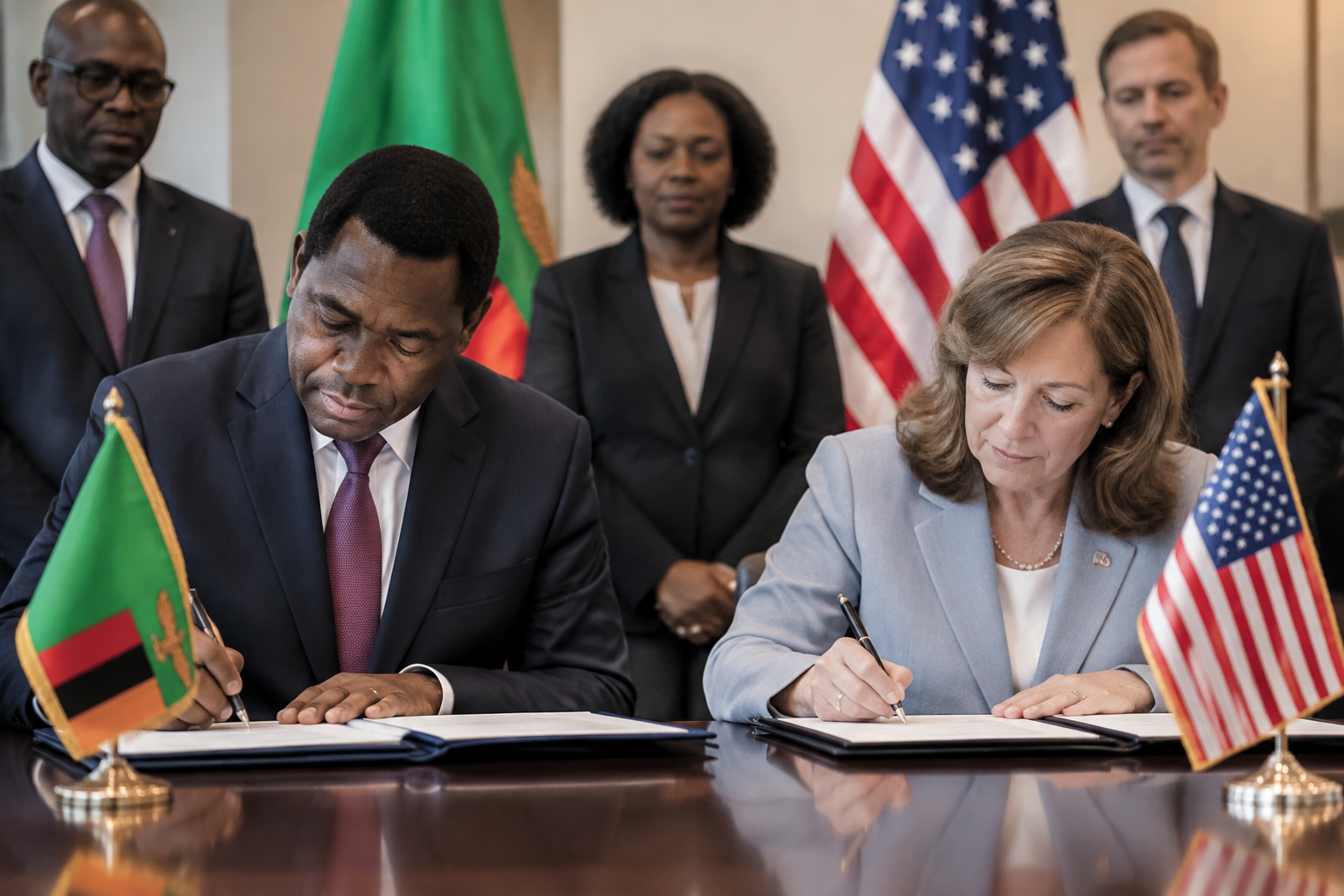 Zambia signs $1.5bn US health deal after data-sharing disputes