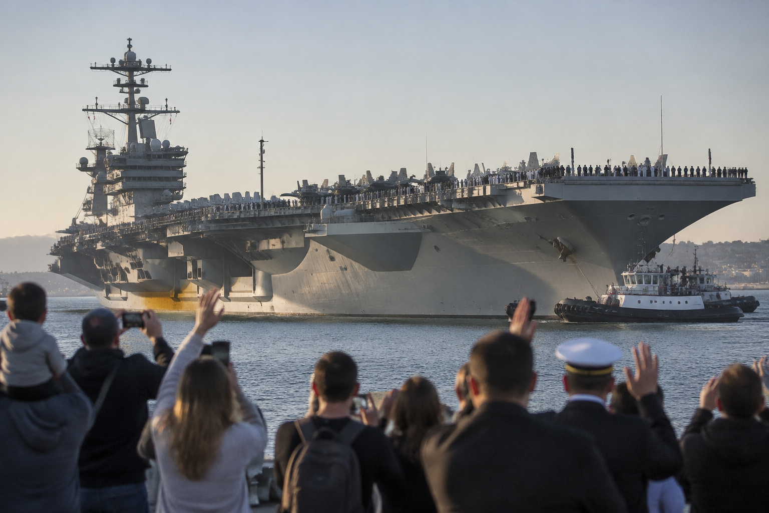USS Abraham Lincoln Returns to San Diego After Record 265 Days at Sea