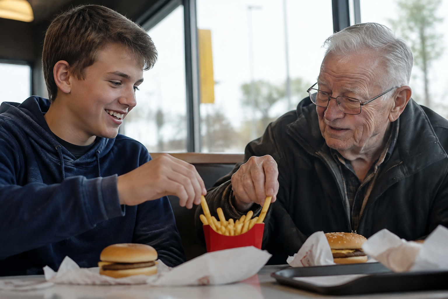 Teen's Memory of Sharing Fries With His Great-Grandpa Explores Why We Remember