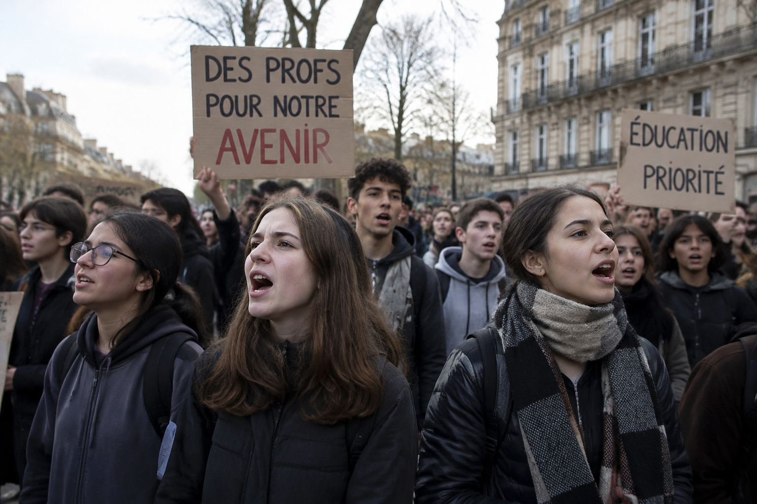 France pledges 3,000 extra teachers amid high-school student protests