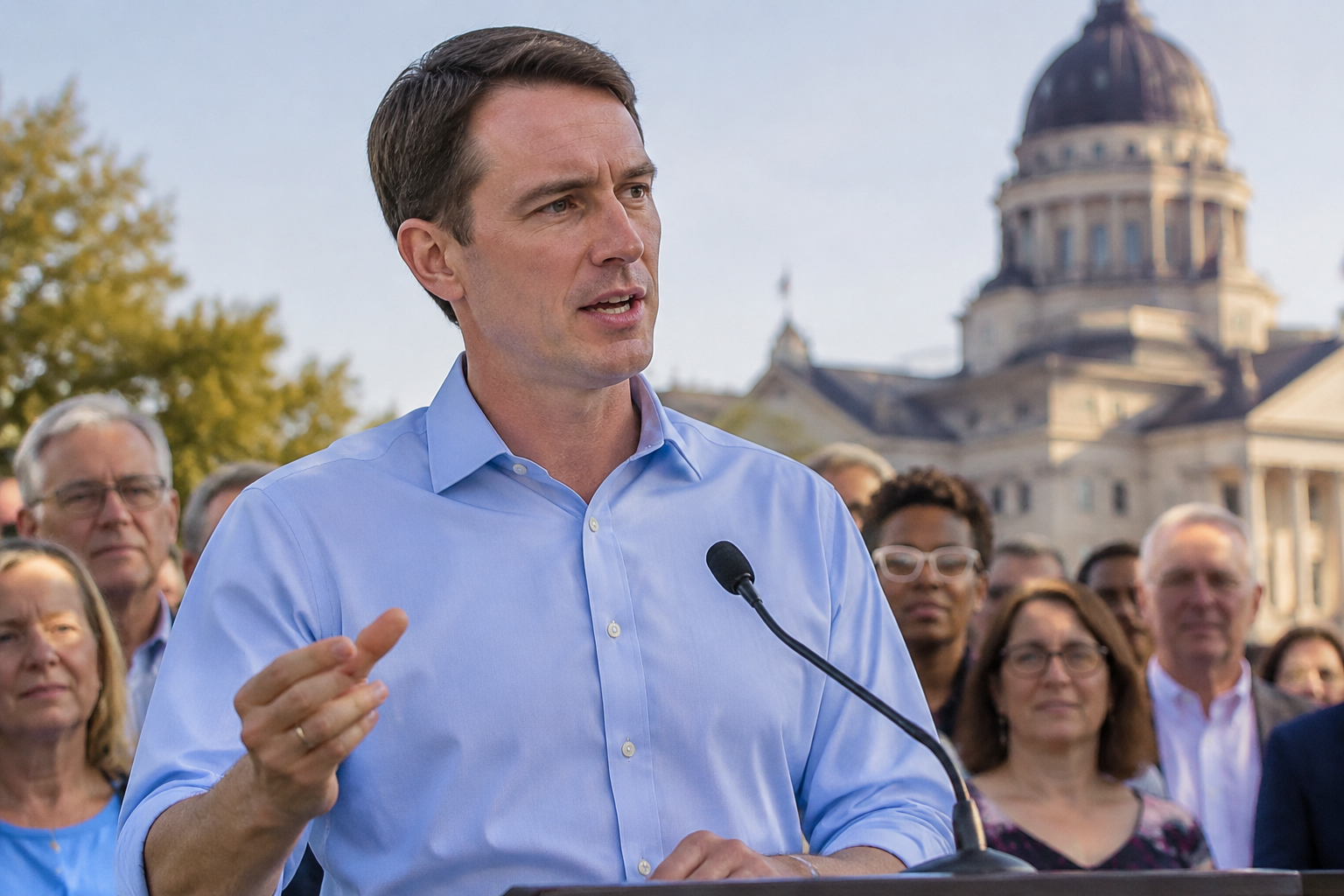 Adam Hamilton Seeks Historic Democratic Senate Win in Kansas