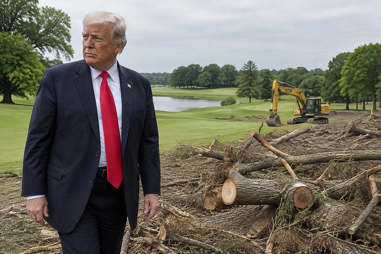 Judge Presses Trump Administration on Tree Removals at D.C. Golf Course