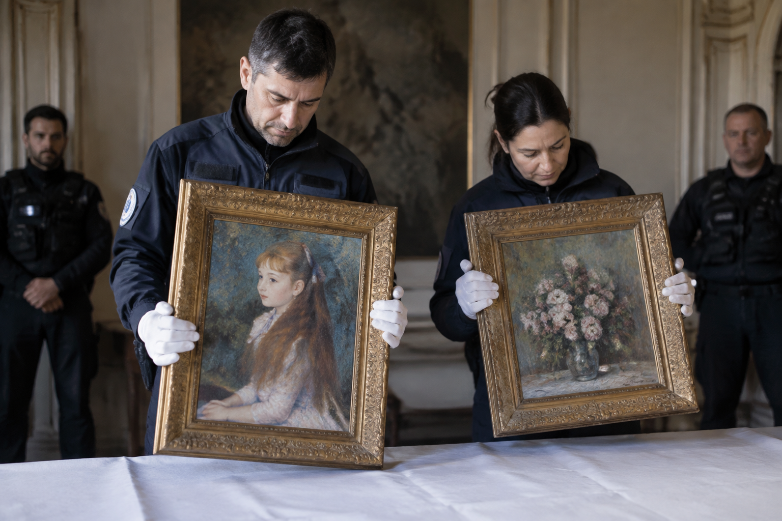 DNA and Vehicle Tracking Help French Investigators Recover Stolen Renoirs