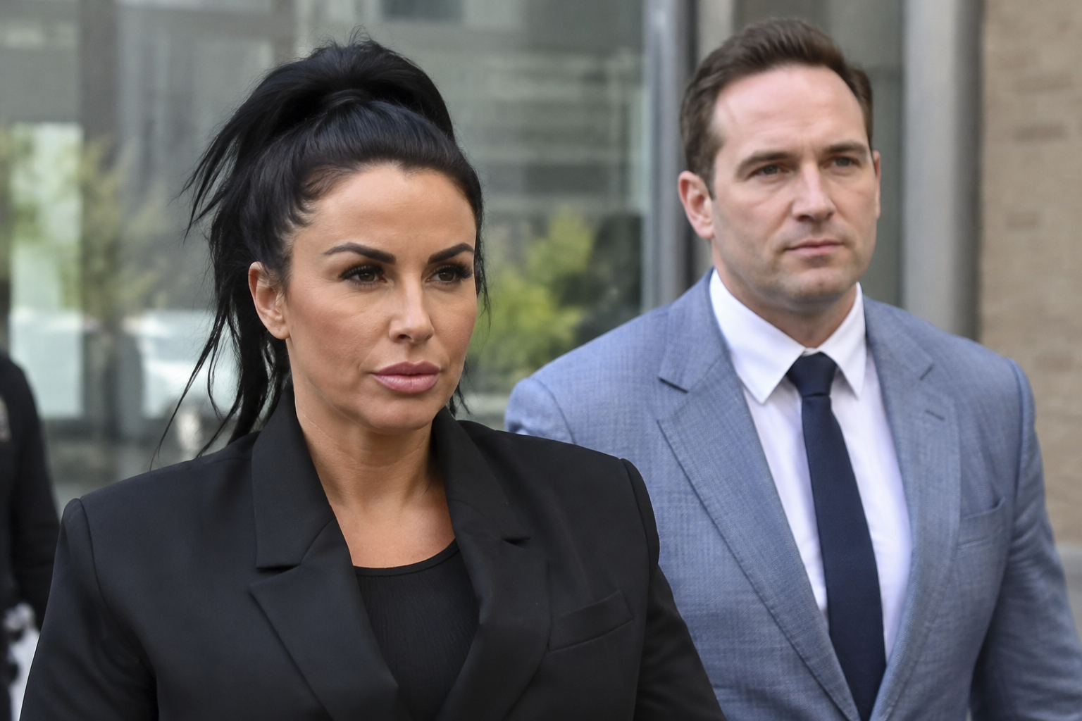Katie Price denies hostility toward ex Kieran Hayler at his rape trial