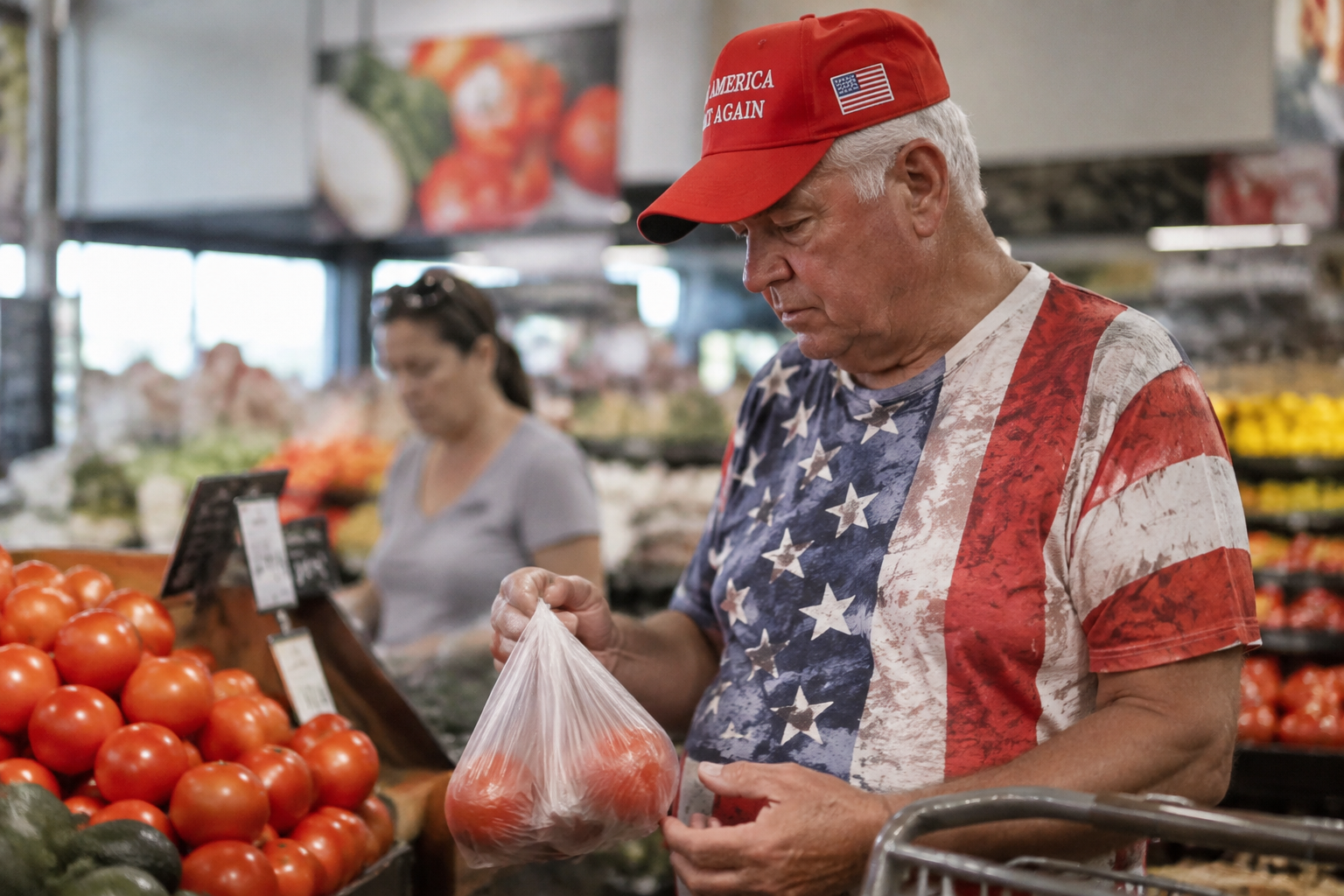 Trump Voters Split Over High Grocery Prices as Midterms Approach