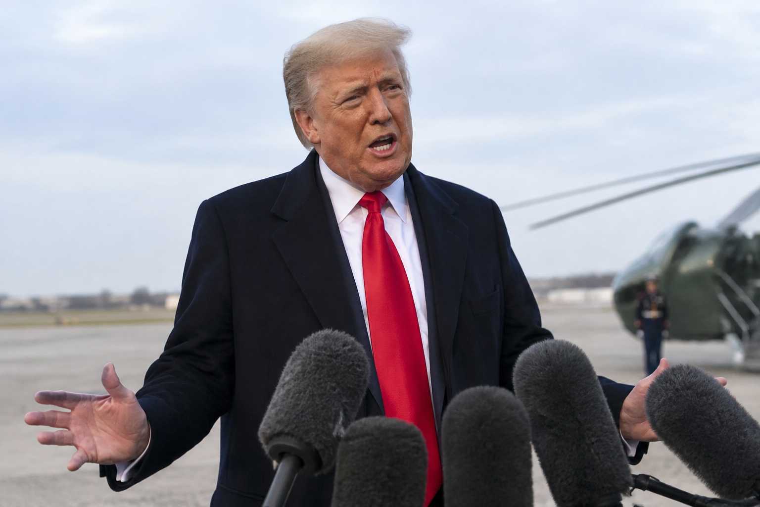 Trump Calls for Shooting of People Who Leak Military Plans
