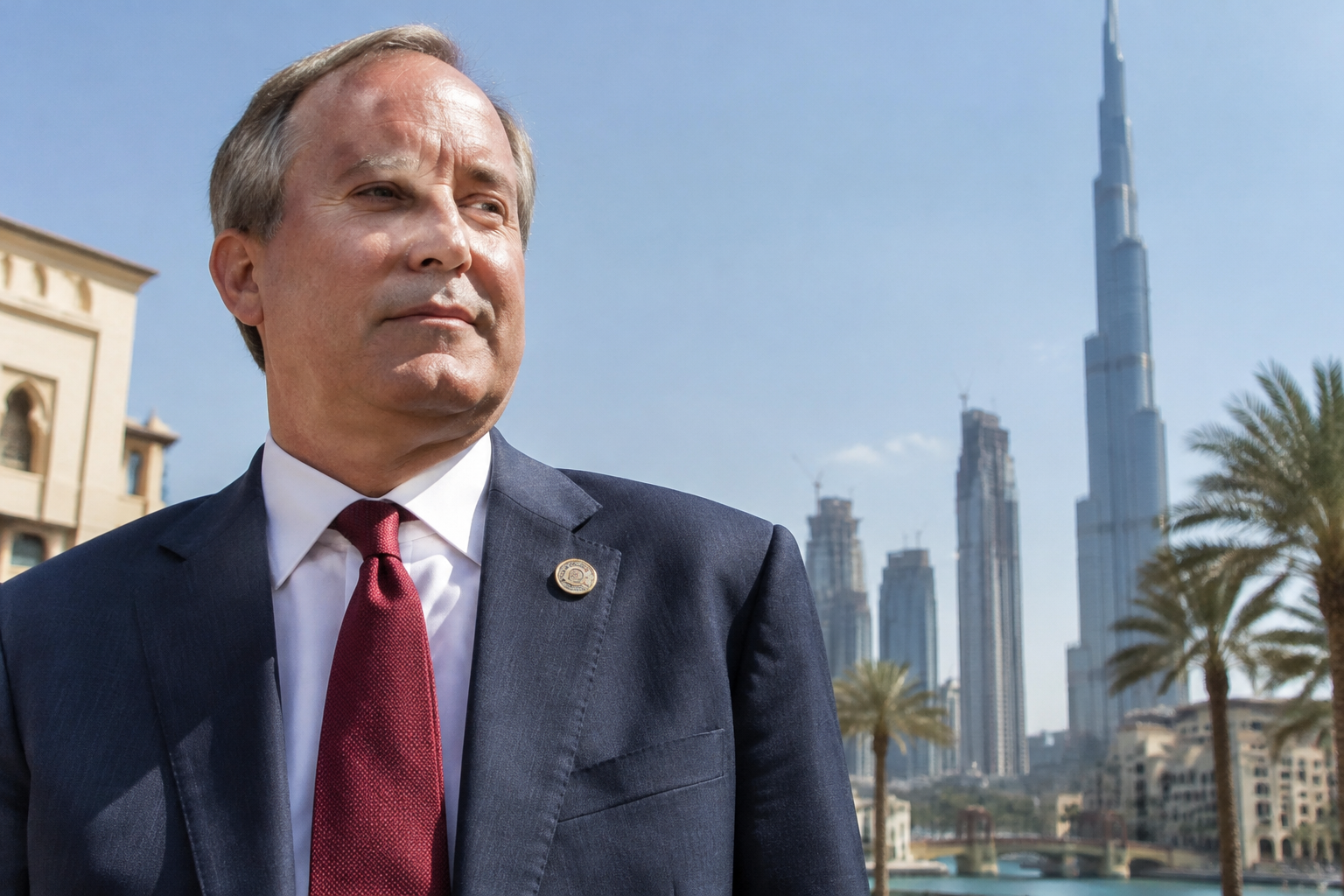 Lawsuit Says Ken Paxton Celebrated in Dubai With Men Wanted on Fraud Charges