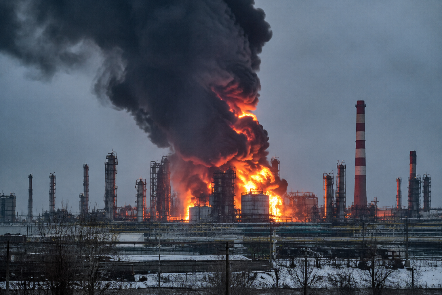 Ukraine Continues Attacks on Russian Refineries as Trump’s Peace Pledge Falters