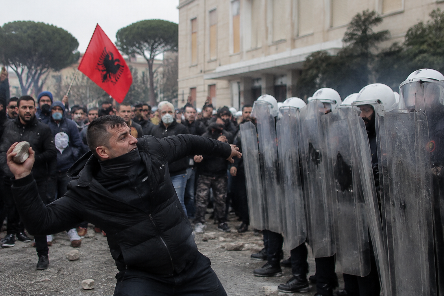 Albania anti-government protests turn violent in Tirana