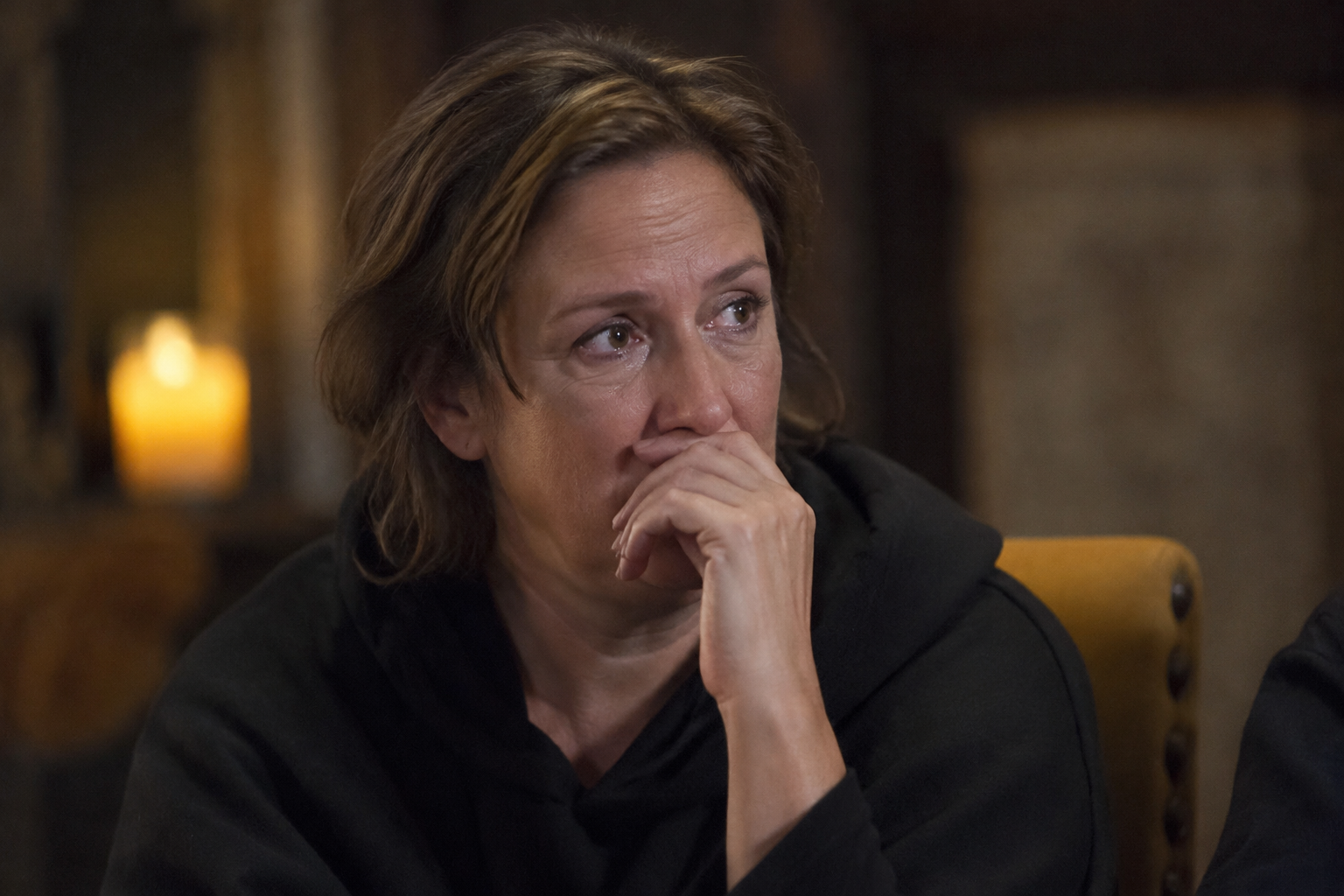 Miranda Hart gets emotional discussing health on The Celebrity Traitors
