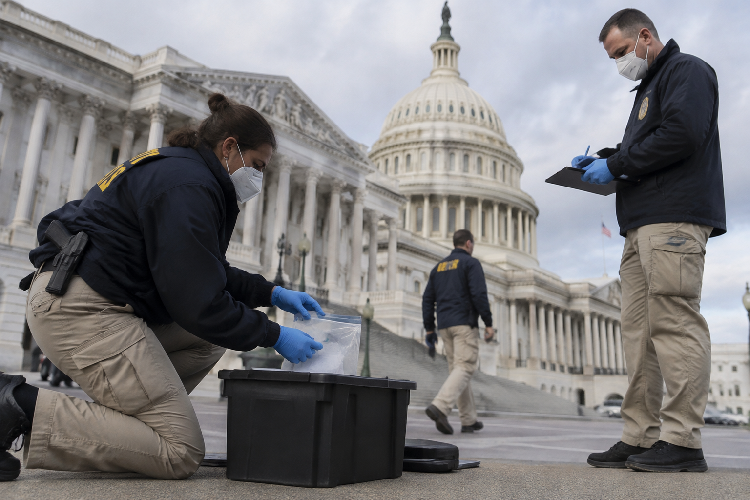 Congressional Staff Open Letters With Suspicious Substances