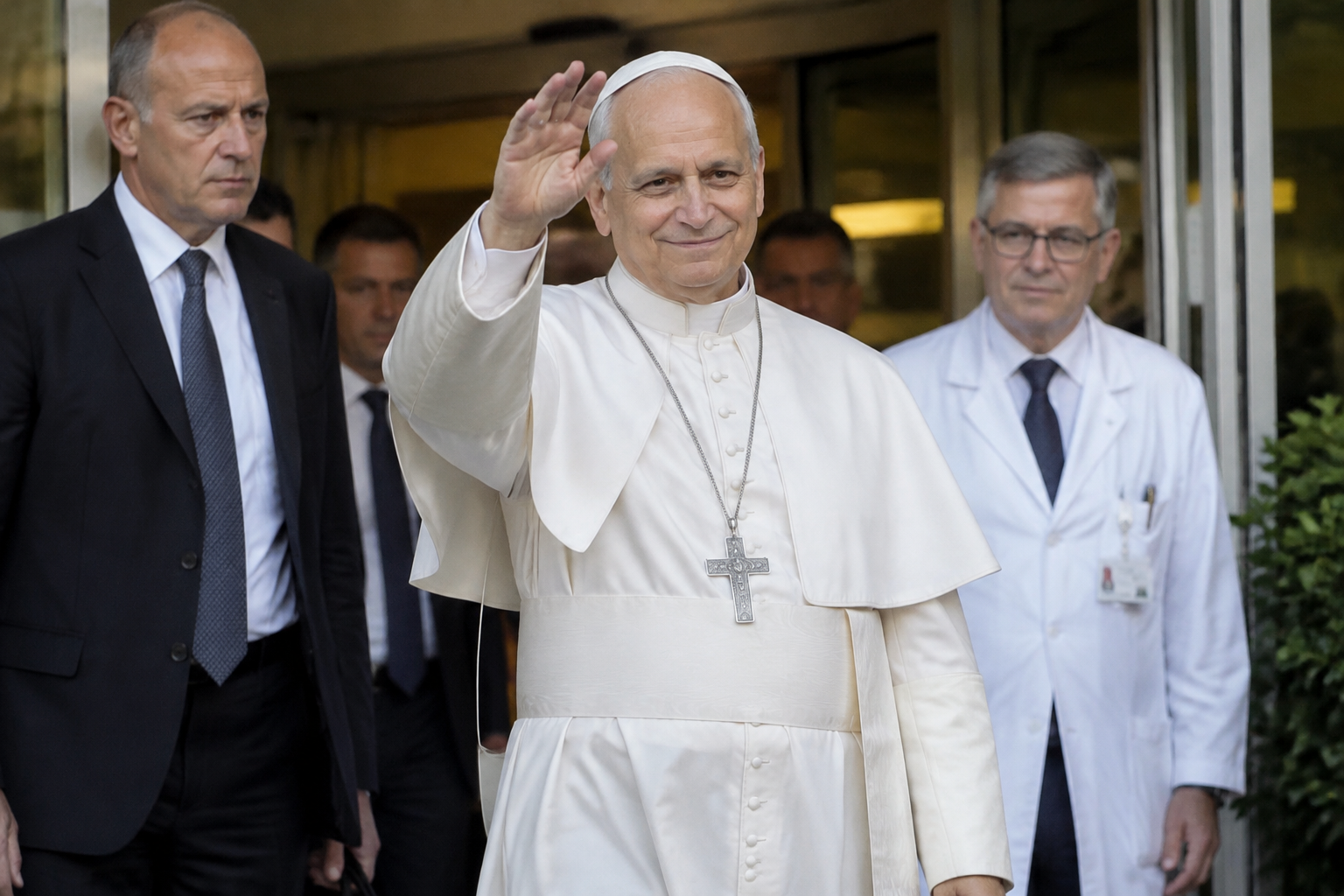 Pope Leo XIV Leaves Rome Hospital After Lung Cancer Surgery