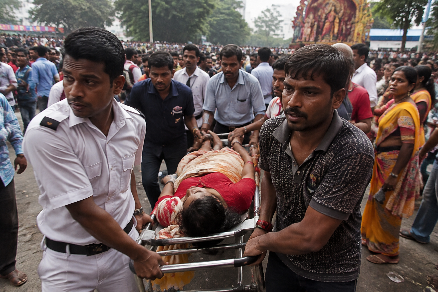 Crush at Hindu festival event in Kolkata kills at least 17