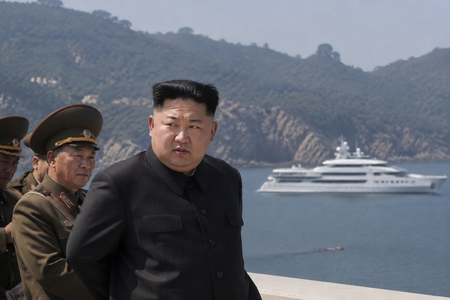 Satellite images show luxury boat near Kim Jong Un's summer retreat