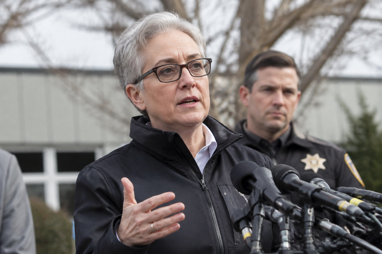 Oregon Gov. Tina Kotek discusses Silver Rail Elementary shooting in Bend