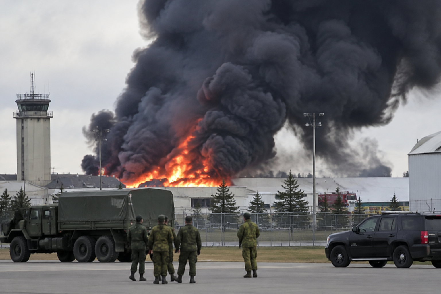 Deadly fire reported at Canadian military base