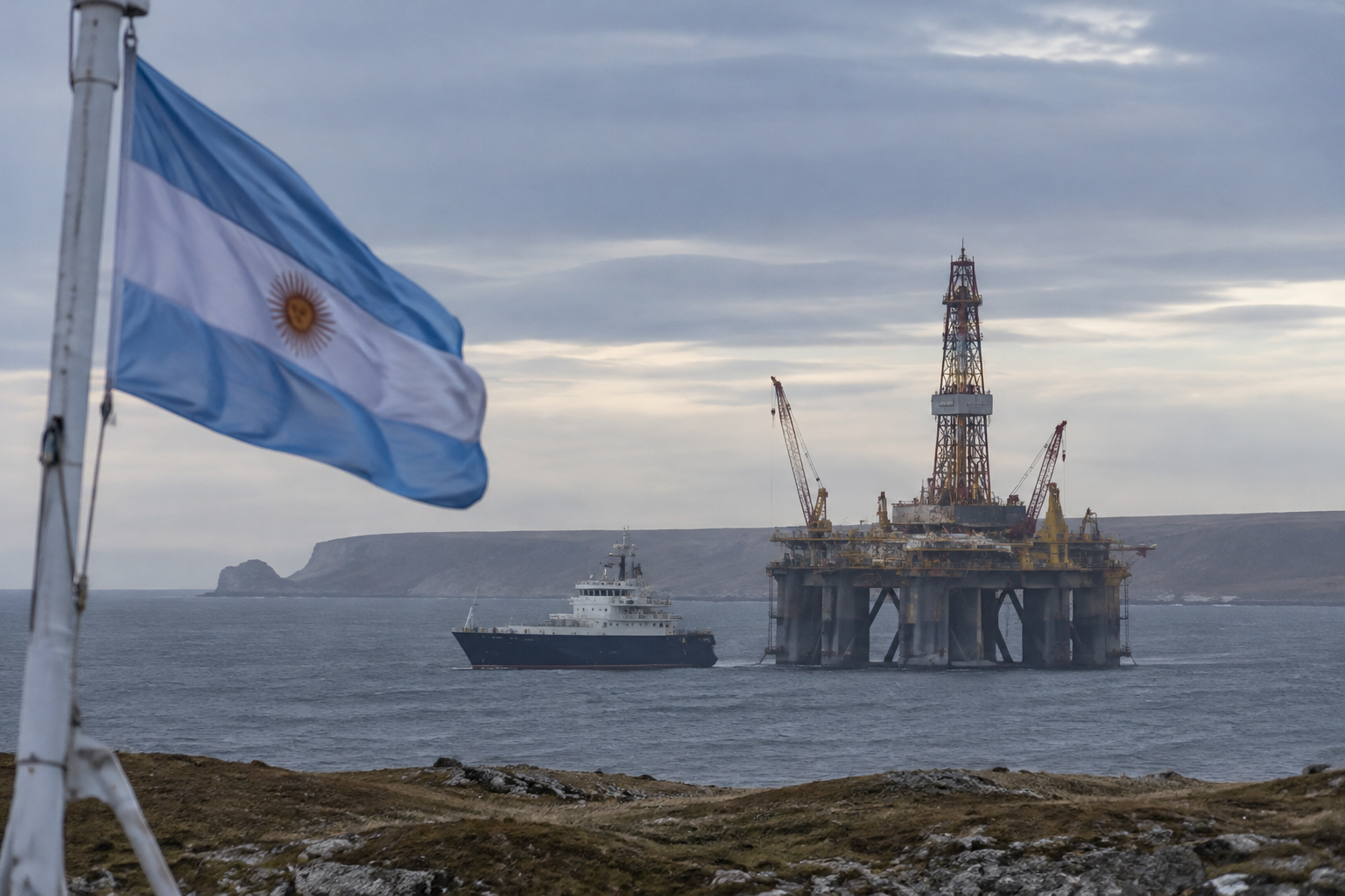 Argentina targets Falklands oil industry as fisheries face possible pressure