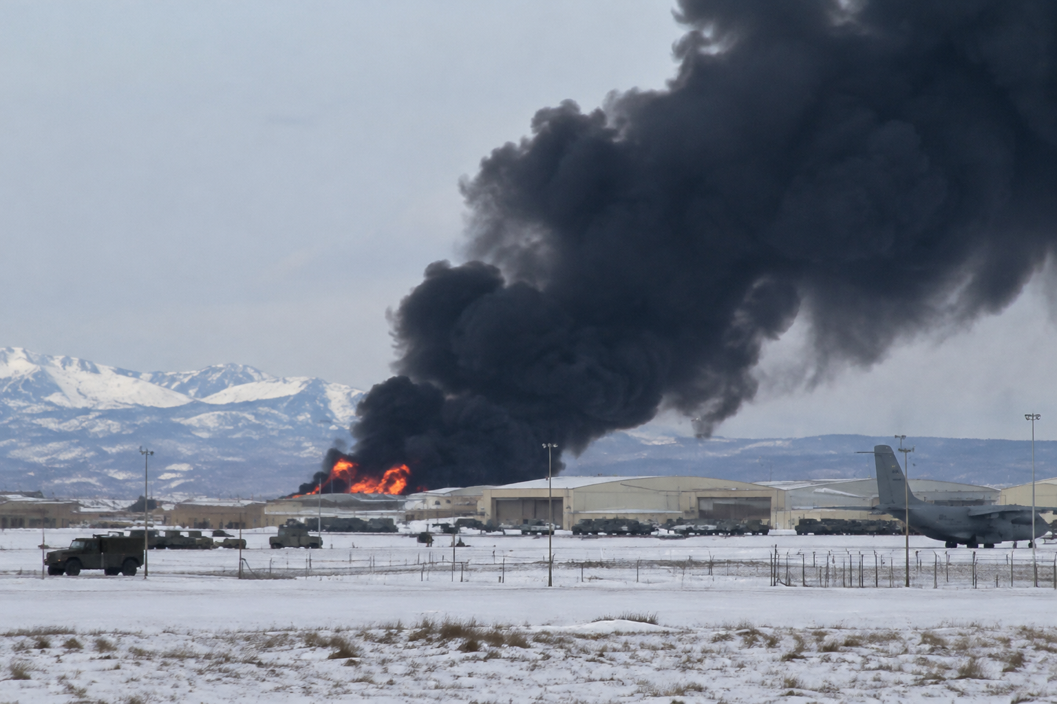 Deadly Incident at Alberta Military Base Causes Major Fire
