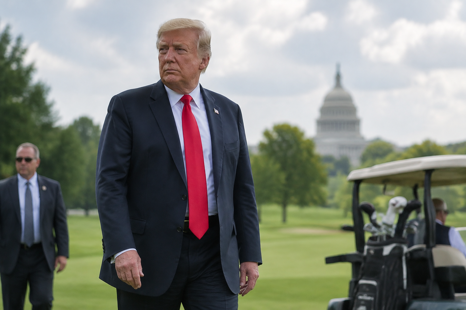 Trump Plans D.C. Golf Course Closure and Renovation Amid Legal Battle