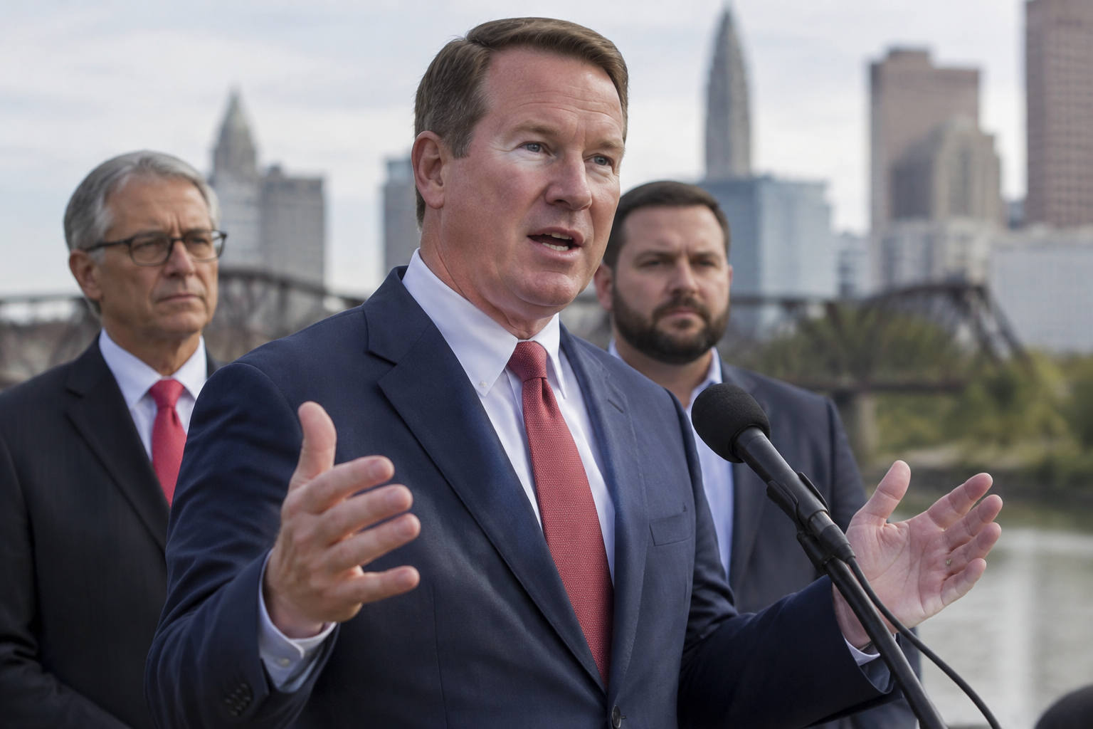 Ohio Republicans Shift From Jobs to Socialism Message to Boost Jon Husted