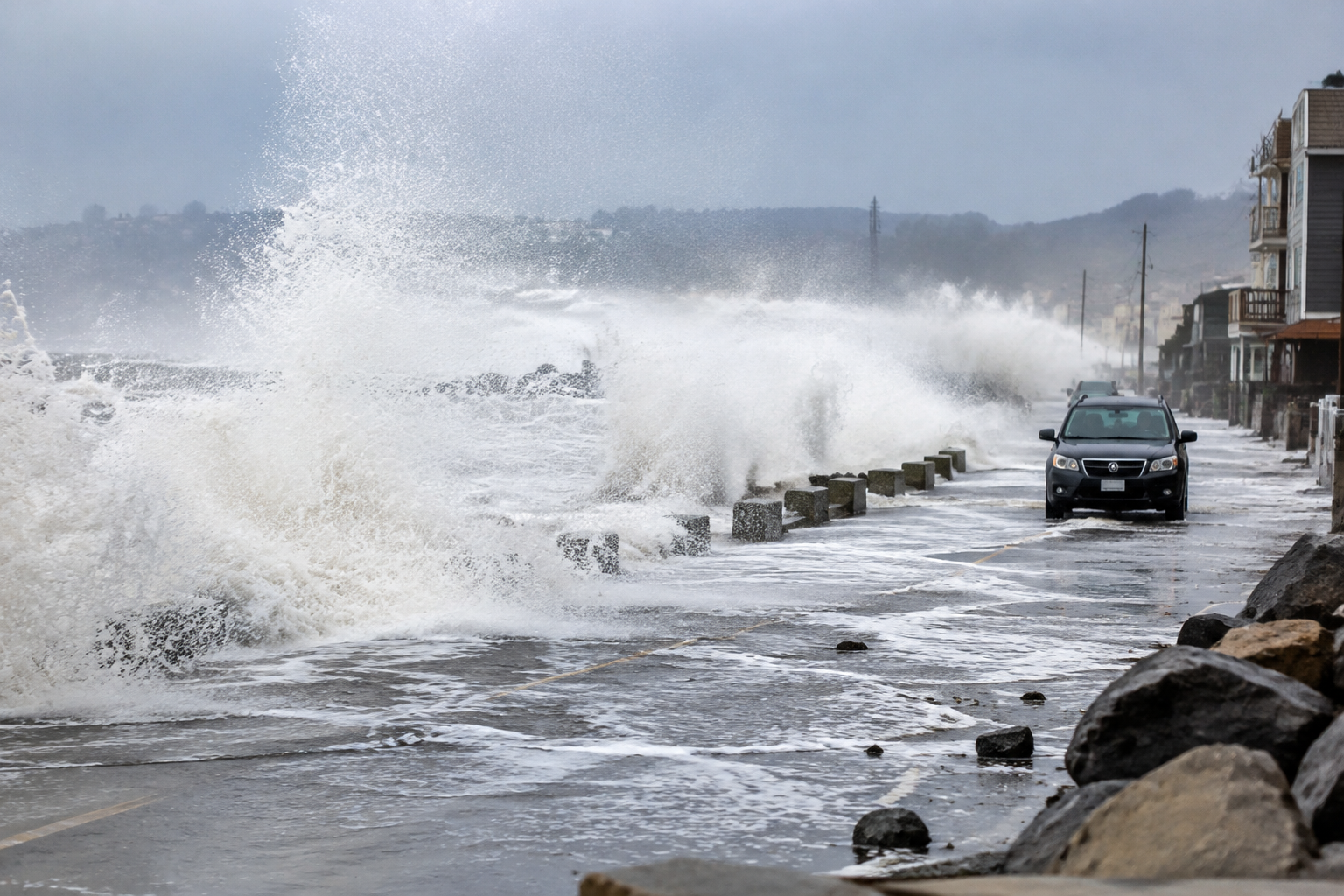 El Niño-driven Kelvin wave raises West Coast sea levels, with more expected