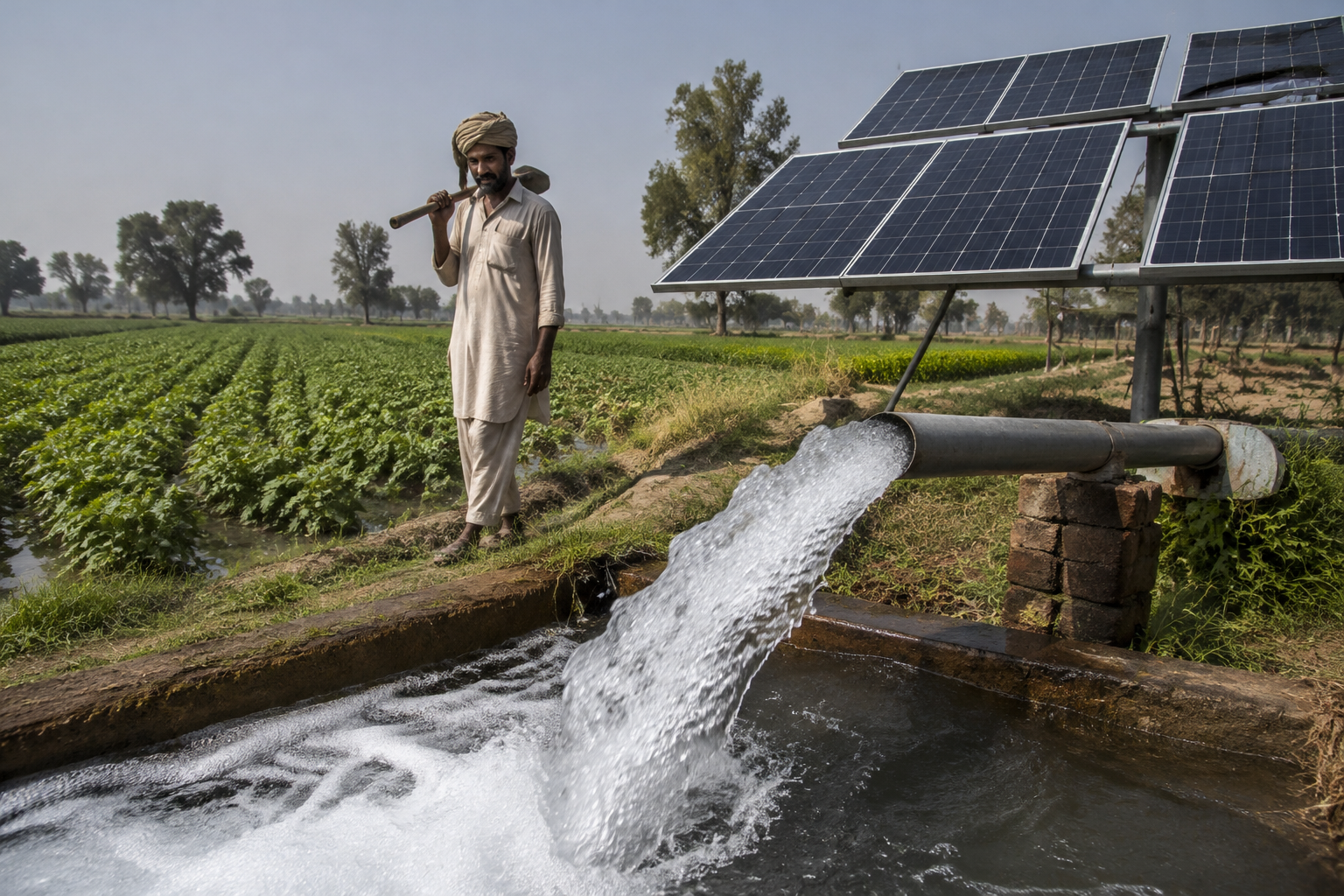 Solar Power Reshapes Pakistan’s Agriculture Amid Water Scarcity Concerns