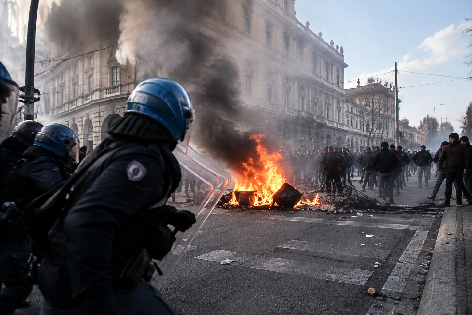 Italian PM Meloni to hold emergency meeting after violent weekend clashes