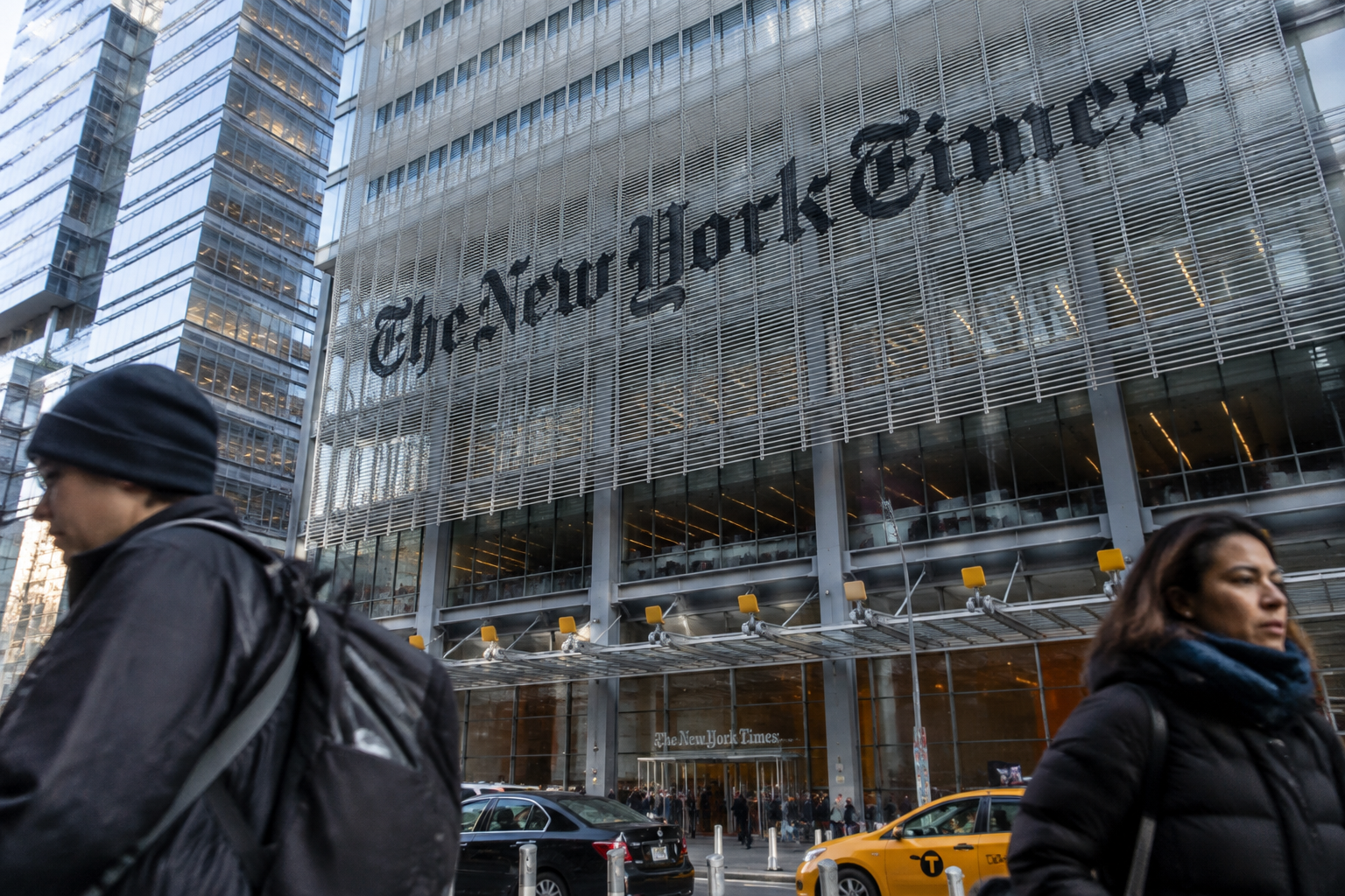 New York Times item provides no details for a news brief