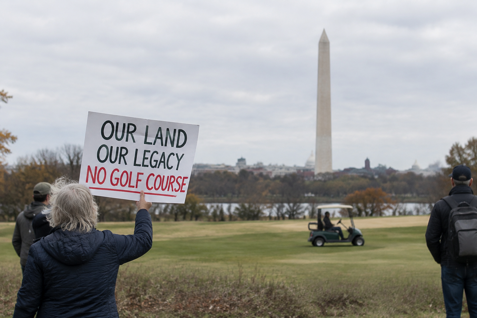 Trump's Plans for Historic Washington DC Golf Course Face Local Opposition