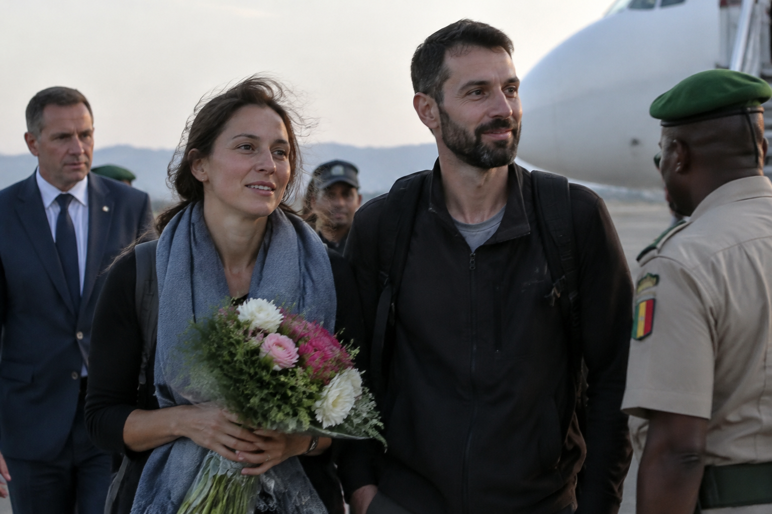 Swiss and Austrian aid workers freed in Libya after year-long captivity in Niger