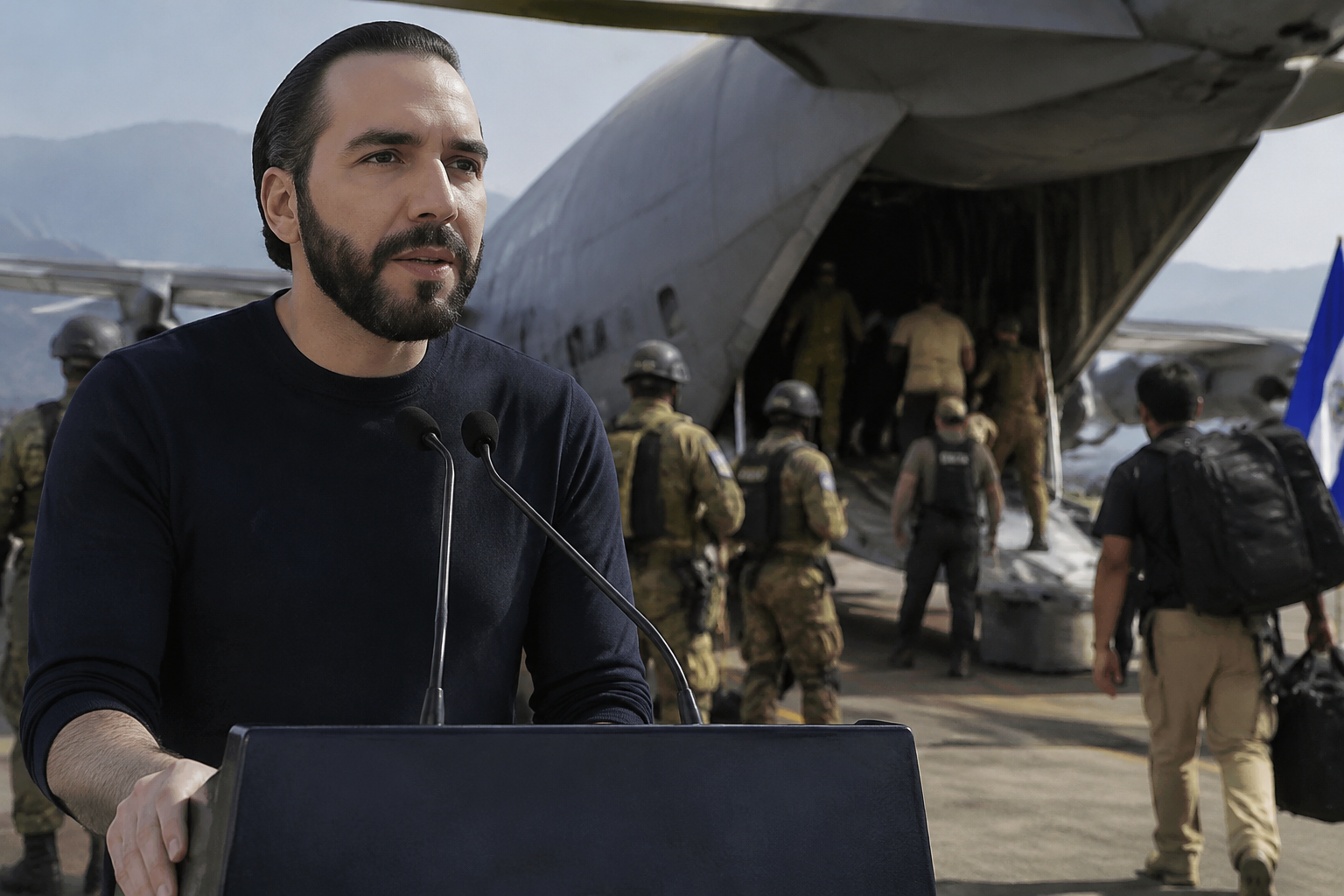 Bukele Says El Salvador Launched Mission to Rescue Four Technicians in Haiti