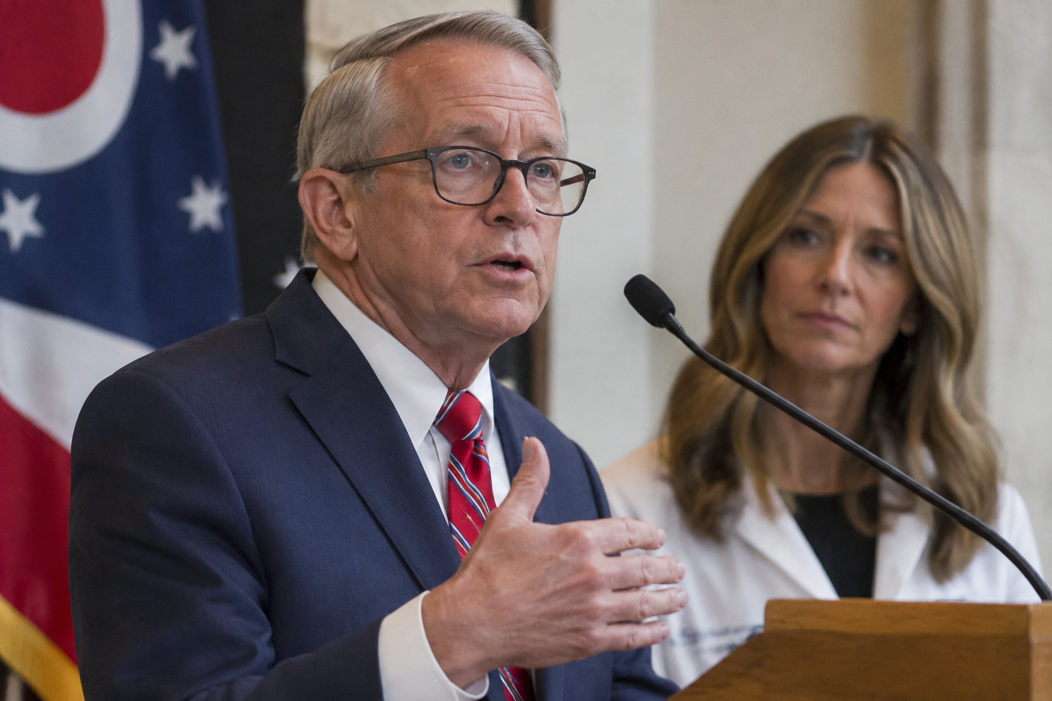 Ohio Republican Governor Urges Ramaswamy to Pull Ad Targeting Amy Acton