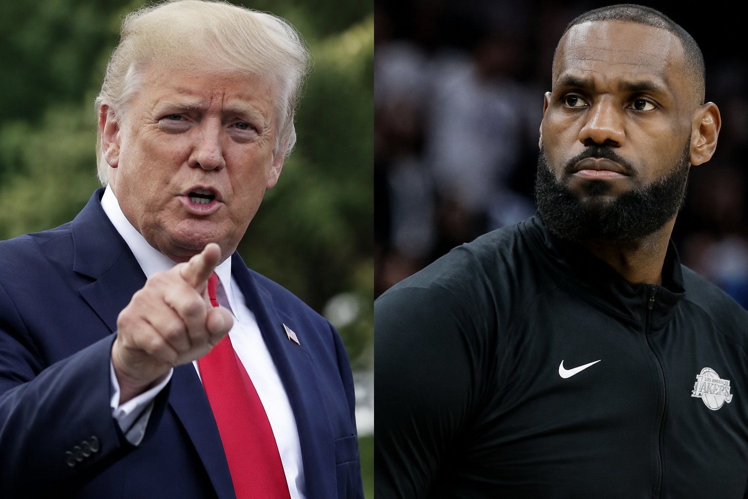 Trump demands LeBron James apology over US anthem conduct