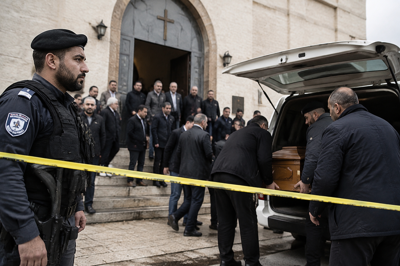 Gunmen kill seven at church funeral in Jordan, state media report