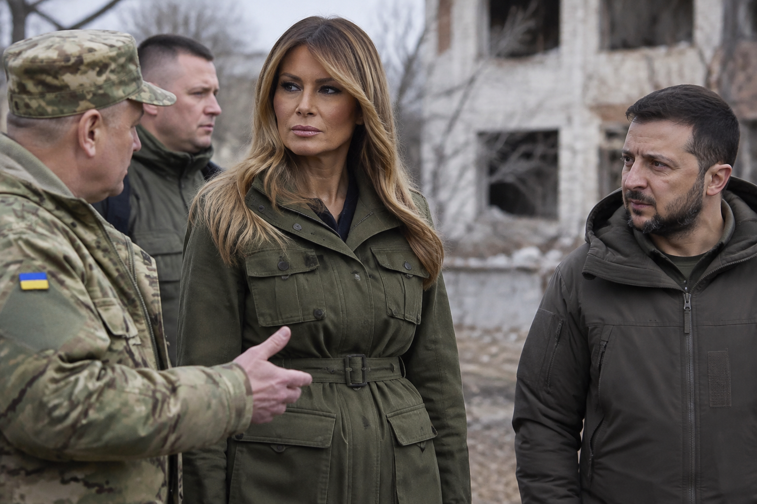 White House says Melania Trump brokered truce in Ukraine's Oleshky