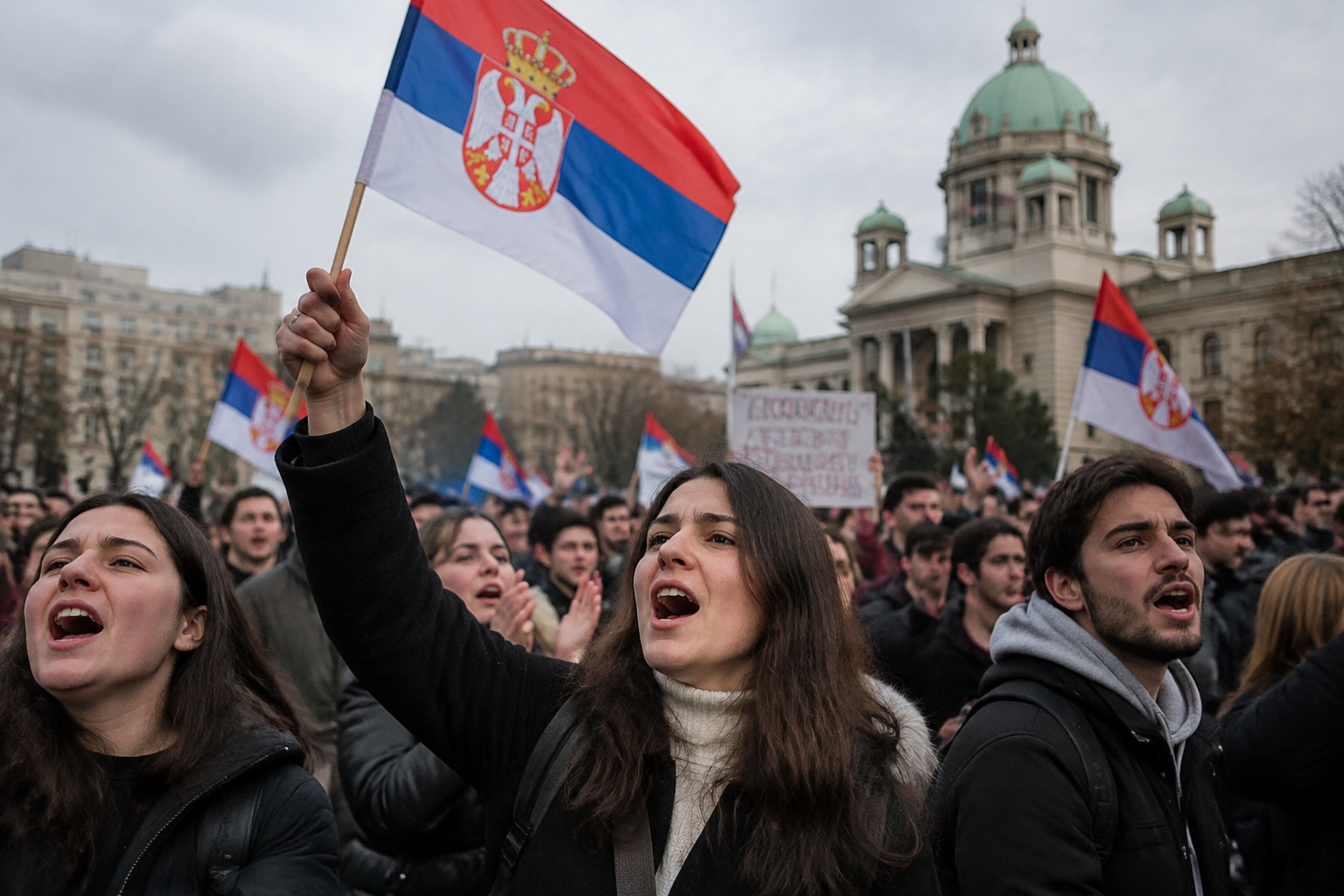 Serbia's Student List challenges Vučić in tight election contest