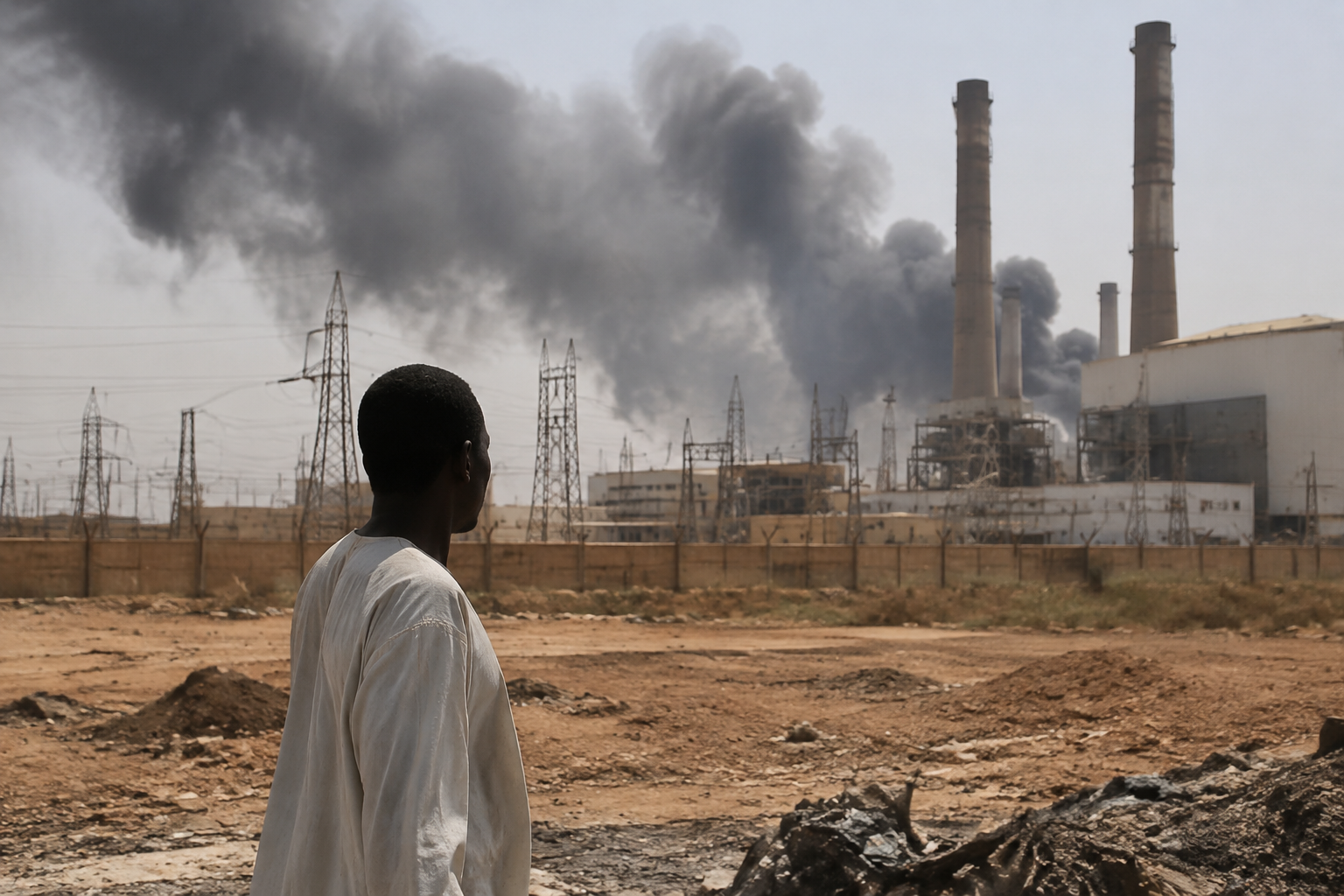 Sudan RSF drone strikes hit five power stations, causing widespread outages