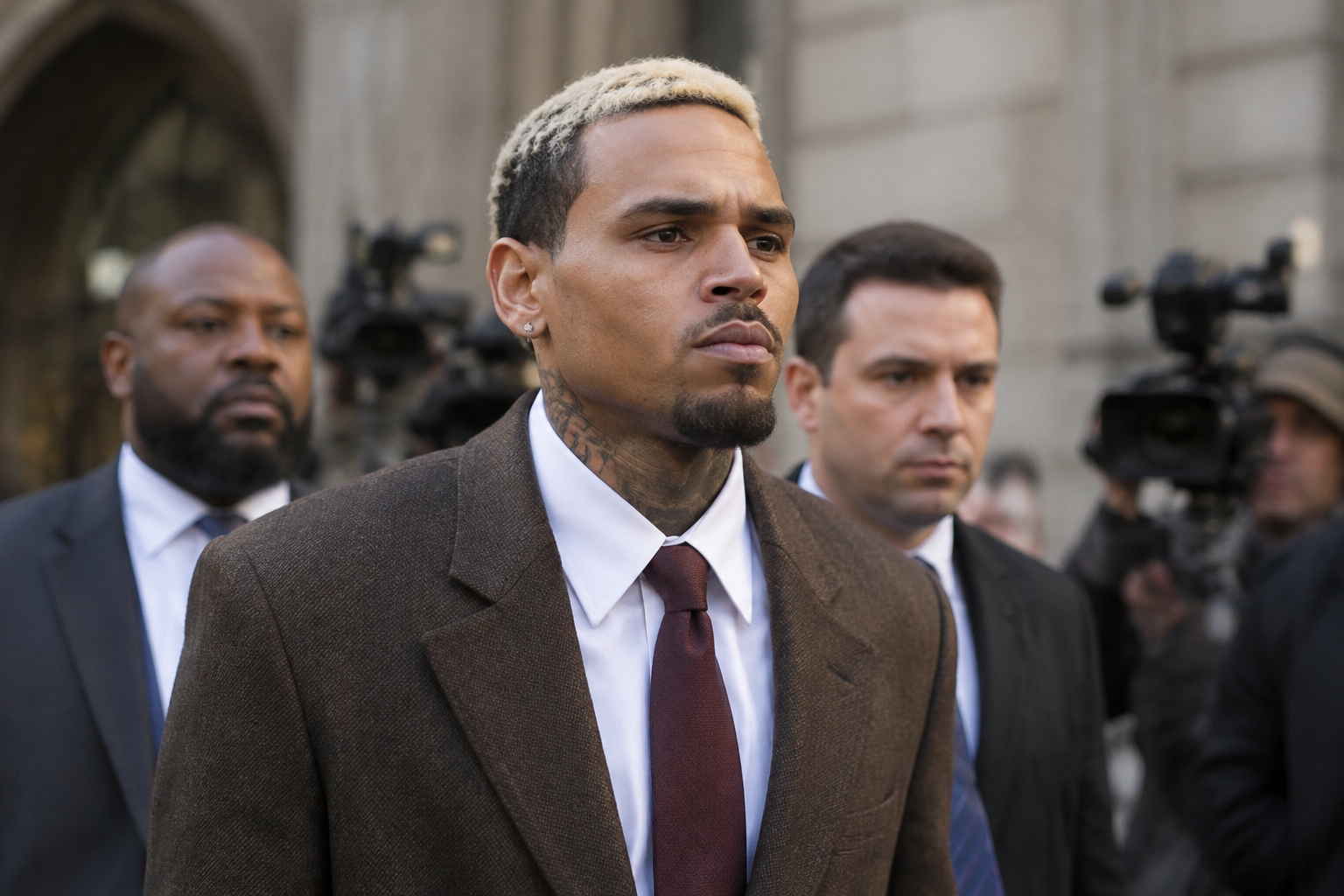 Chris Brown receives suspended eight-month sentence for nightclub attack