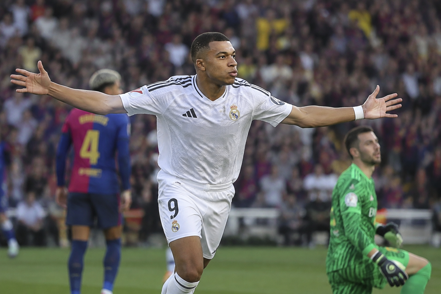 Mbappe double gives Mourinho's Real Madrid Clasico win at Barcelona