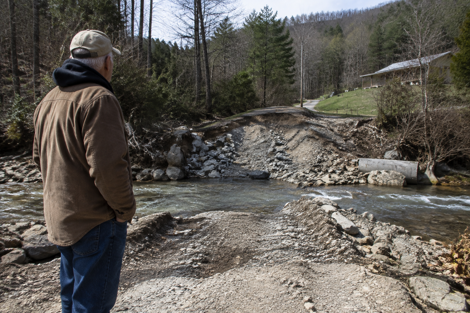 North Carolina Households Still Without Private Bridges Two Years After Helene