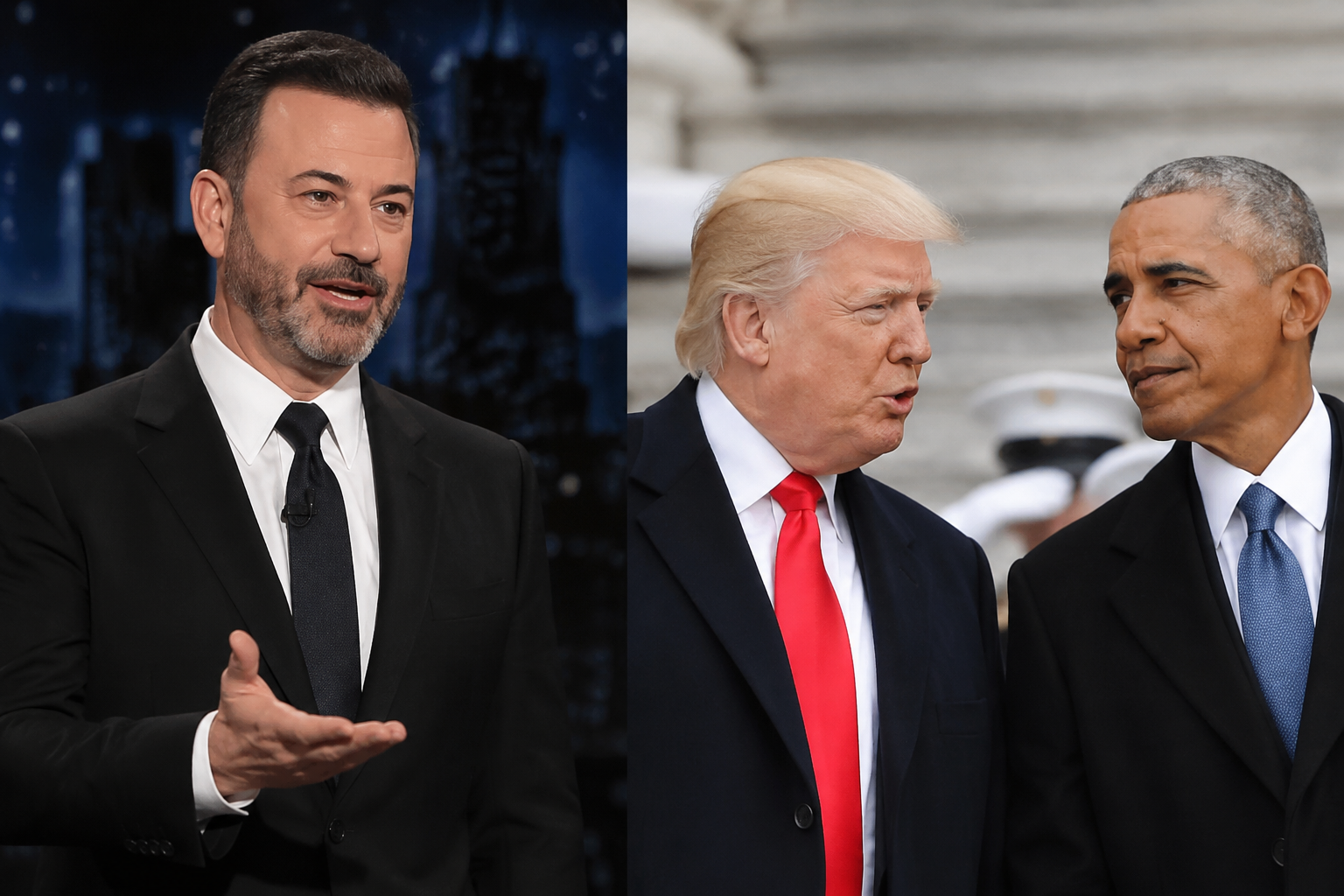 Jimmy Kimmel Suggests Live Trump-Obama Roast Battle at White House