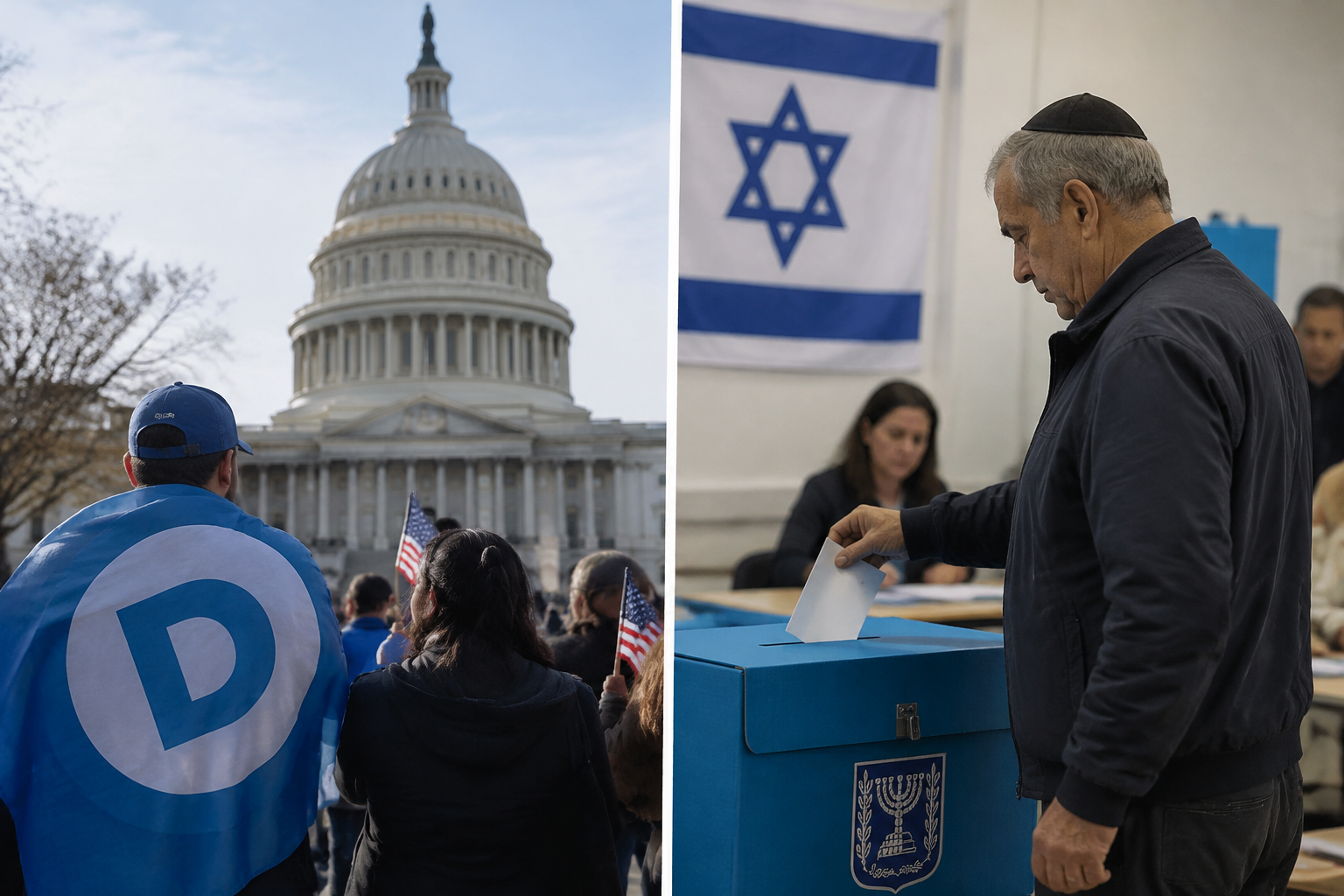 Democrats Hold Slight Midterm Poll Lead as Israelis Vote in Election
